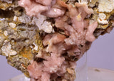 8cms ROSE DRUZY QUARTZ BRIGHT CRYSTALS BOTRYOIDAL PERU NEW FIND QB161