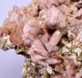8cms ROSE DRUZY QUARTZ BRIGHT CRYSTALS BOTRYOIDAL PERU NEW FIND QB161