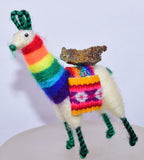 MAGNET LLAMA HAND MADE PERU PERUVIAN STONE