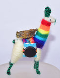 MAGNET LLAMA HAND MADE PERU PERUVIAN STONE