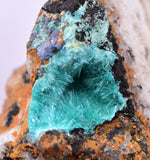 4.9cms CHRYSOCOLLA MALACHITE SELENITE CRYSTALS PERU QUARTZ CALCITE CB202