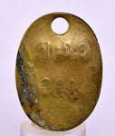EARLY COAL MINERS BRASS TAG H #118 VINTAGE ANTIQUECERRO DE PASCO JB27