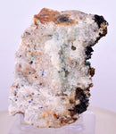 5.6cms CHRYSOCOLLA MALACHITE SELENITE CRYSTALS PERU QUARTZ CALCITE CB203