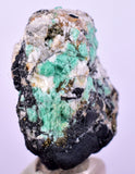 2.5cms GEM EMERALD CRYSTAL PYRITE CALCITE QUARTZ COLOMBIA MINERAL SPECIMEN EB91