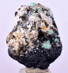 2.5cms GEM EMERALD CRYSTAL PYRITE CALCITE QUARTZ COLOMBIA MINERAL SPECIMEN EB91