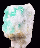 3cms GEM EMERALD CRYSTAL PYRITE CALCITE QUARTZ COLOMBIA MINERAL SPECIMEN EB94