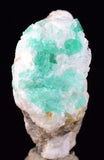 3cms GEM EMERALD CRYSTAL PYRITE CALCITE QUARTZ COLOMBIA MINERAL SPECIMEN EB94