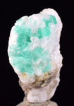 3cms GEM EMERALD CRYSTAL PYRITE CALCITE QUARTZ COLOMBIA MINERAL SPECIMEN EB94
