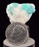 2.2cms GEM EMERALD CRYSTAL PYRITE CALCITE QUARTZ COLOMBIA MINERAL SPECIMEN EB95