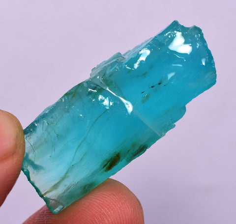 53.5cts GEM BLUE OPAL HIGH QUALITY PERU ROUGH SCENIC MINERAL SPECIMEN OB164