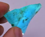 53.5cts GEM BLUE OPAL HIGH QUALITY PERU ROUGH SCENIC MINERAL SPECIMEN OB164