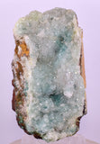 9.5cms DRUZY CHRYSOCOLLA QUARTZ CRYSTAL LILY MINE PERU 2000 YEAR DB326