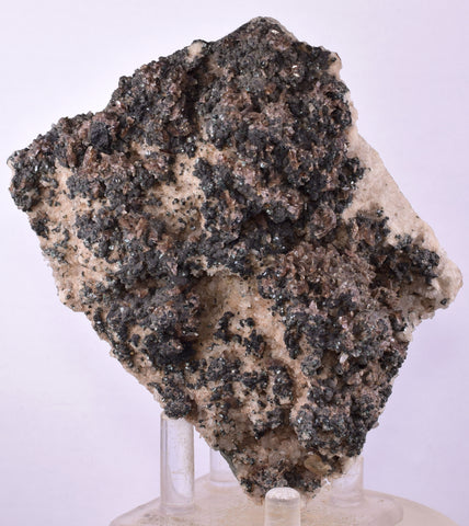 10cms AXINITE EPIDOTE SPHALERITE QUARTZ CRYSTALS PERU COLLECTOR AB275