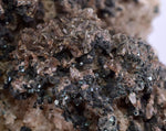 10cms AXINITE EPIDOTE SPHALERITE QUARTZ CRYSTALS PERU COLLECTOR AB275