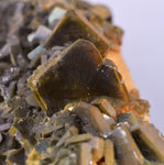 15cms GEMMY BARITE ZONED CRYSTALS PERU SHINY TRANSLUCENT MINERAL SPCIMEN EB96
