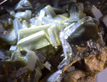 15cms GEMMY BARITE ZONED CRYSTALS PERU SHINY TRANSLUCENT MINERAL SPCIMEN EB96