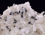 9cms RED HUBNERITE QUARTZ CRYSTALS MINERAL SPECIMEN COLLECTOR PERU MB172