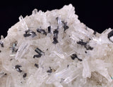 9cms RED HUBNERITE QUARTZ CRYSTALS MINERAL SPECIMEN COLLECTOR PERU MB172