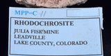 4.6cms RHODOCHROSITE JULIA FISK MINE COLORADO U S A CRYSTALS RB683