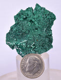 4cms MALACHITE CRYSTALS MINERAL SPECIMEN AHOULI MINES MOROCCO UB298
