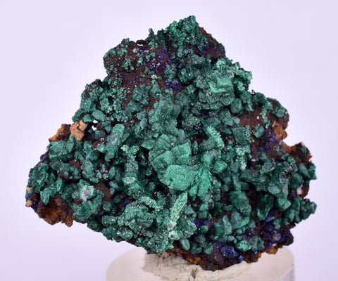 3.5cms MALACHITE CRYSTALS MINERAL SPECIMEN AHOULI MINES MOROCCO UB299