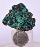 3.5cms MALACHITE CRYSTALS MINERAL SPECIMEN AHOULI MINES MOROCCO UB299