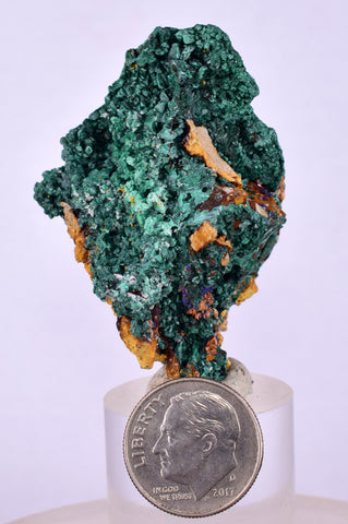 3.4cms MALACHITE CRYSTALS MINERAL SPECIMEN AHOULI MINES MOROCCO UB301