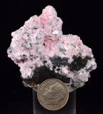 5cms RHODOCHROSITE CALCITE CRYSTALS GALENA PERU RB752