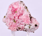 2.7cms RHODOCHROSITE PYRITE CHINA CRYSTAL RHOMBOHEDRAL MINIATURE RB684