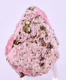 2.7cms RHODOCHROSITE PYRITE CHINA CRYSTAL RHOMBOHEDRAL MINIATURE RB684