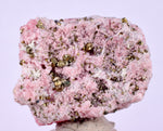2.7cms RHODOCHROSITE PYRITE CHINA CRYSTAL RHOMBOHEDRAL MINIATURE RB684