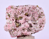 2.7cms RHODOCHROSITE PYRITE CHINA CRYSTAL RHOMBOHEDRAL MINIATURE RB684