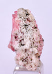 2.4cms RHODOCHROSITE PYRITE CHINA CRYSTAL RHOMBOHEDRAL MINIATURE RB685