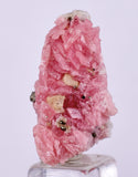 2.4cms RHODOCHROSITE PYRITE CHINA CRYSTAL RHOMBOHEDRAL MINIATURE RB685