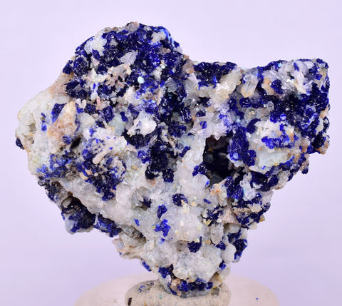 3.4cms GEM AZURITE CRYSTALS MEXICO ROYAL BLUE COLOR SHINY UB304