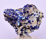 3.4cms GEM AZURITE CRYSTALS MEXICO ROYAL BLUE COLOR SHINY UB304