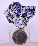 3.4cms GEM AZURITE CRYSTALS MEXICO ROYAL BLUE COLOR SHINY UB304