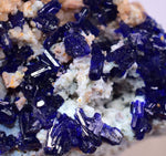 2.8cms GEM AZURITE CRYSTALS MEXICO ROYAL BLUE COLOR SHINY UB306