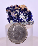 2.8cms GEM AZURITE CRYSTALS MEXICO ROYAL BLUE COLOR SHINY UB306