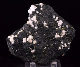 8cms MANGANO CALCITE PYRITE GALENA CRYSTALS PERU MINERAL SPECIMEN VB42
