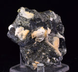 7cms MANGANO CALCITE PYRITE GALENA CRYSTALS PERU MINERAL SPECIMEN VB43