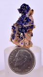 3.1cms GEM AZURITE CRYSTALS MEXICO ROYAL BLUE COLOR SHINY UB308