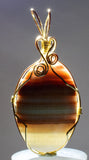 4.8cms GEM MACHU PICCHU Aragonite Cabochon PENDANT Peru BB424