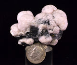 5.1cms MANGANO CALCITE PYRITE GALENA CRYSTALS PERU MINERAL SPECIMEN VB45
