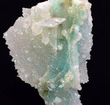 9.3ms DRUZY GEM SILICA CHRYSOCOLLA CHALCEDONY BOTRYOIDAL LILY MINE PERU DB113