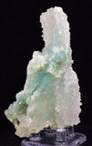 9.3ms DRUZY GEM SILICA CHRYSOCOLLA CHALCEDONY BOTRYOIDAL LILY MINE PERU DB113