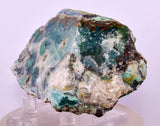7.9cms DRUZY CHRYSOCOLLA QUARTZ CRYSTAL LILY MINE PERU 2000 YEAR DB243