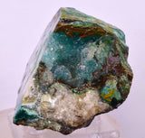 7.9cms DRUZY CHRYSOCOLLA QUARTZ CRYSTAL LILY MINE PERU 2000 YEAR DB243