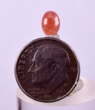 0.5cts RHODOCHROSITE CABOCHON PERU OLD STOCK UCHUCCHACUA MINERAL SPECIMEN BB493