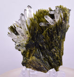 5.3cms PREMIUM EPIDOTE AXINITE QUARTZ CRYSTALS PERU AESTHETIC COLLECTOR CB206